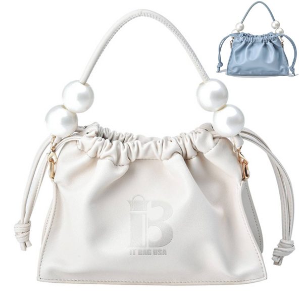 Elegant PU Leather Pleated Clutch Purse for Women