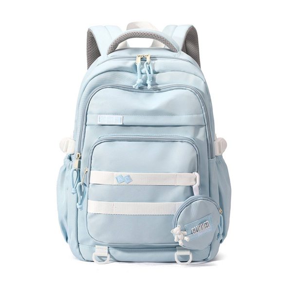 Nylon Travel Laptop Backpack College Bookbag