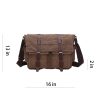 Large Canvas Messenger Bag