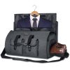 Oxford waterproof Garment Travel Duffel Bag with Shoe Pouch