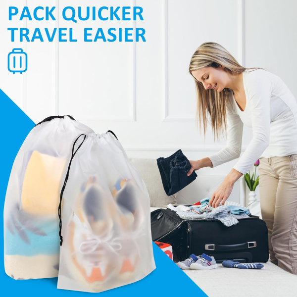 Waterproof Dustproof Portable Travel Shoe Storage Bag