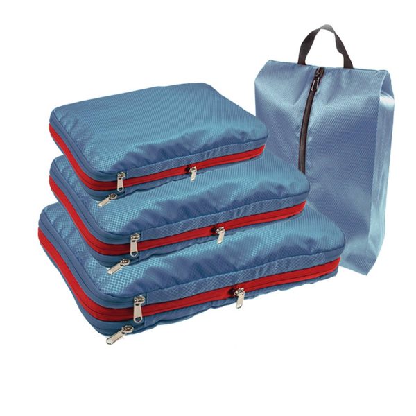 Luggage Organizers for Travel Accessories with Shoe Bag