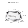 Transparent Waterproof Cosmetic Bag W/ Zipper