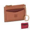 PU Leather Coin Purse W/ Keychain