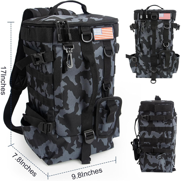 Spacious Oxford Portable Fishing Tackle Storage Bag