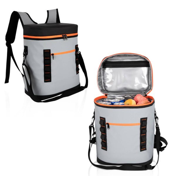 Thermal insulated backpack cooler