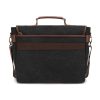 Waterproof Vintage Leather Briefcase Messenger shoulder bag