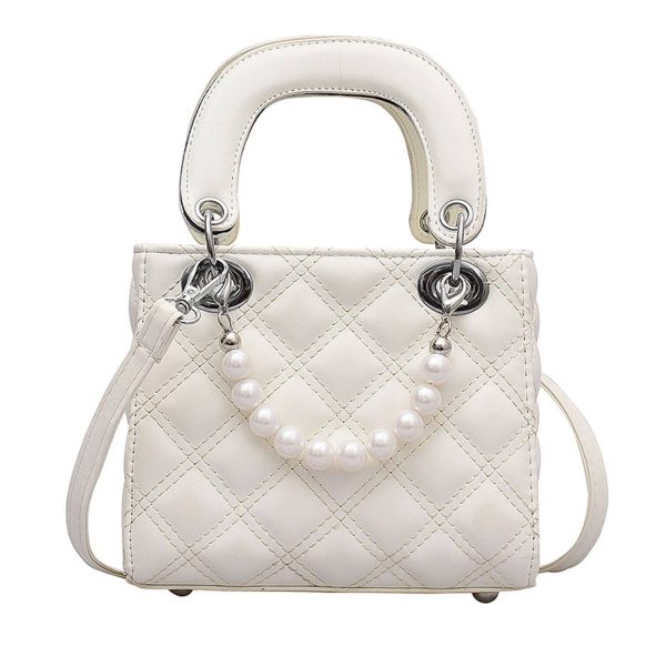 Mini Pearl PU Handbag Cross-body Bag