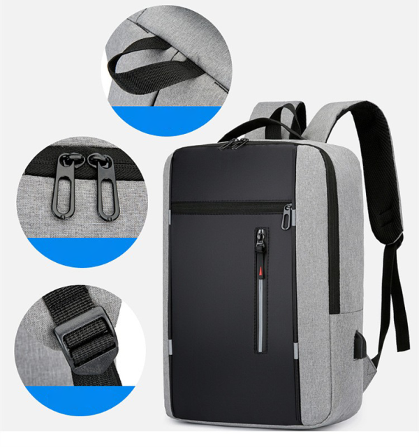 Oxford Laptop Backpack with USB Charging Port