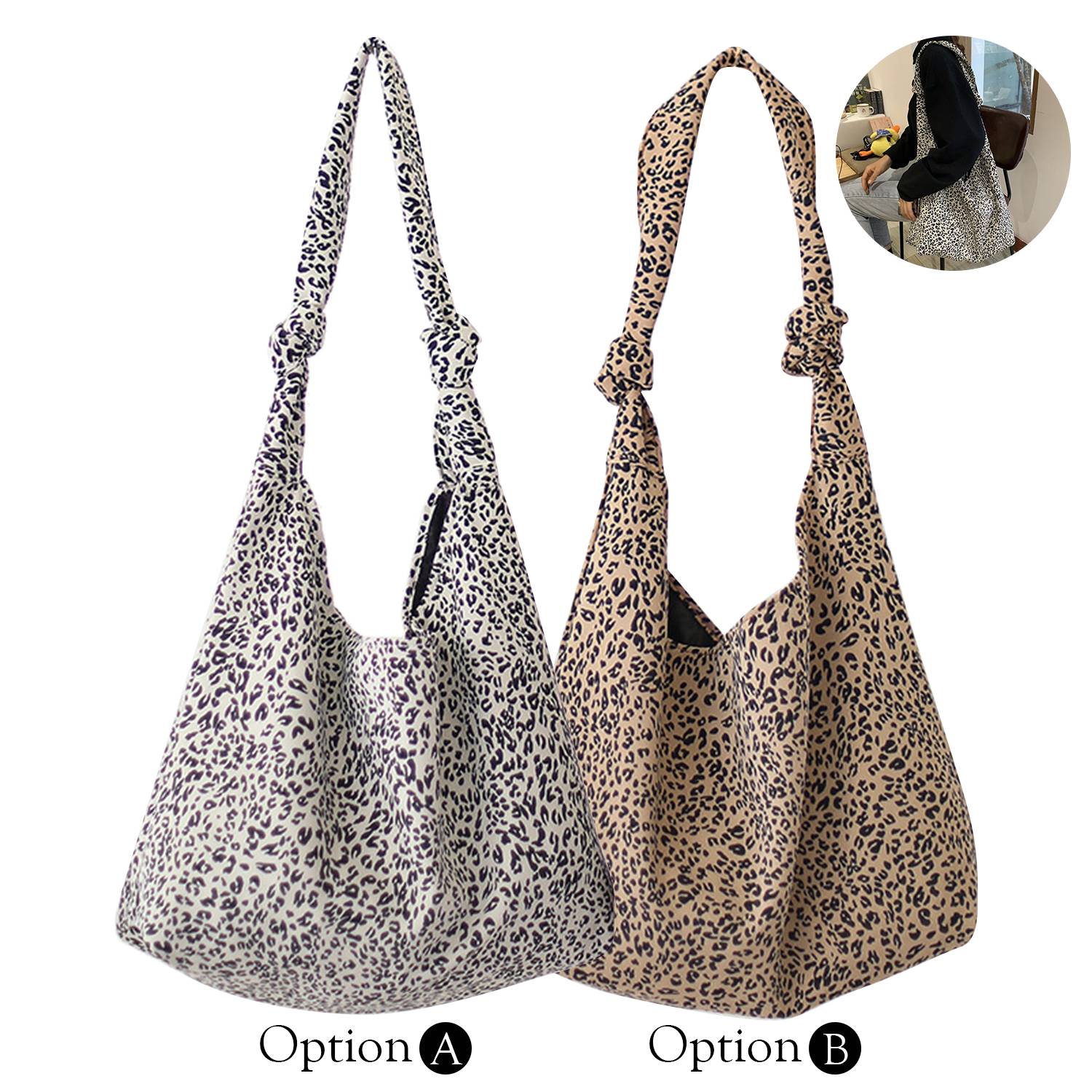 PU Women’S Large Capacity Lightweight Shoulder Bag
