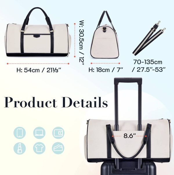 Canvas Weekend Luggage Duffel Bag