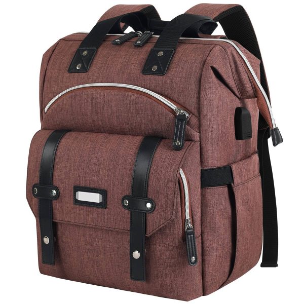 Oxford RFID Anti-Theft USB Travel Diaper Duffel Mommy Bag