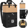 2in1 Double Decker Large Lunch Bag for Men Women