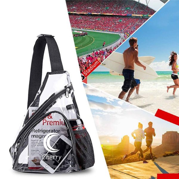 Pvc Transparent Sling Bag
