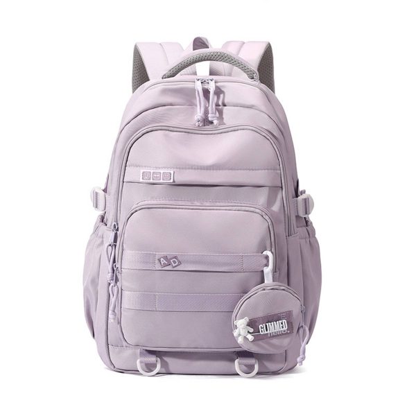 Nylon Travel Laptop Backpack College Bookbag