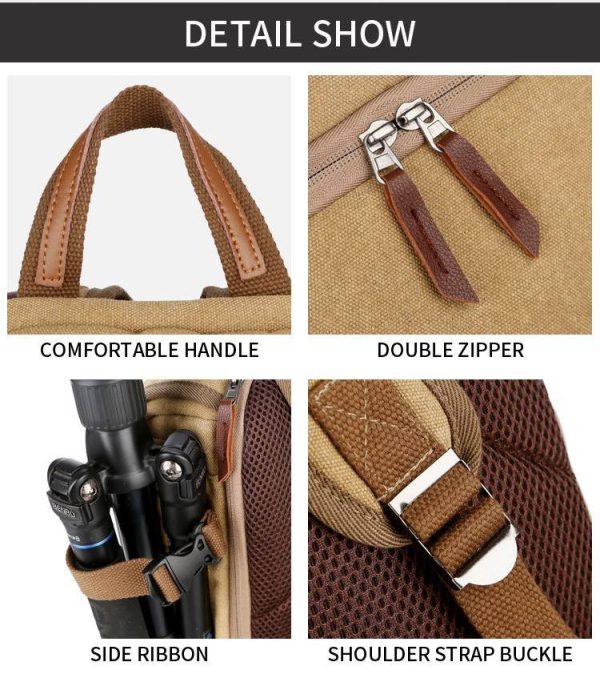 Camera Photographer Backpack for Hiking Traveling