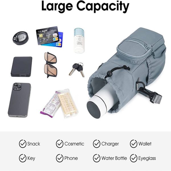Canvas Portable water bottle insulation bag