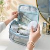 PVC/Pu Leather Clear Cosmetic Travel Bag