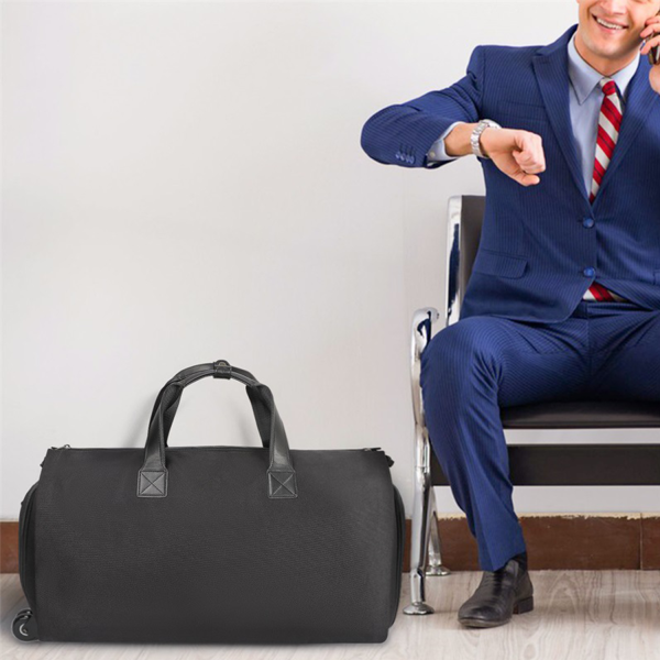 2 In 1 Heavy Hanging Garment Suitcase Duffel Bags