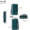 PU Leather Triple Fold Women's Wallet Card Bag