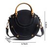Pu Vintage round Frosted Cross-body bag