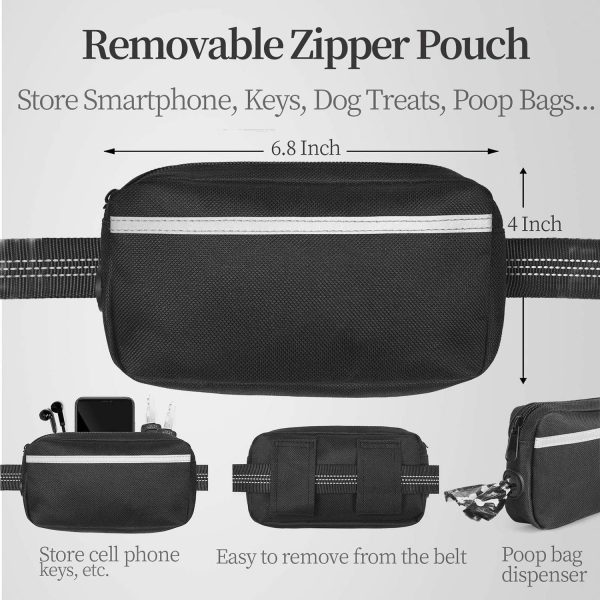 Stretching Dog Leash W/ Waist Bag