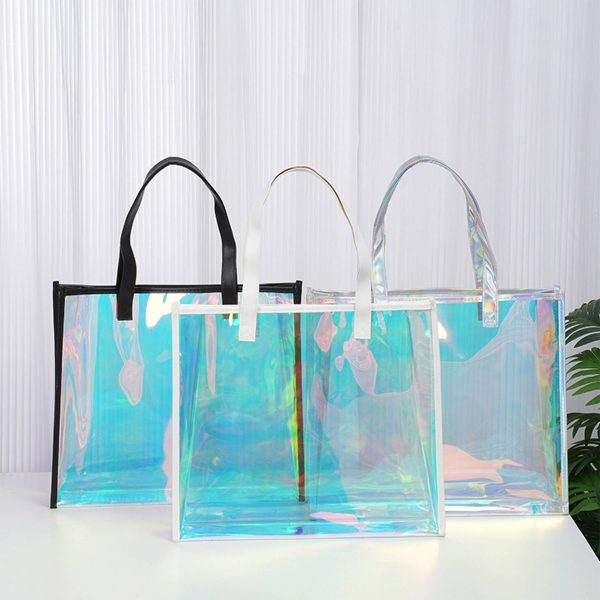 PVC laser tote bag
