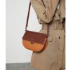 Saddle Shoulder Crossbody Tote Bag