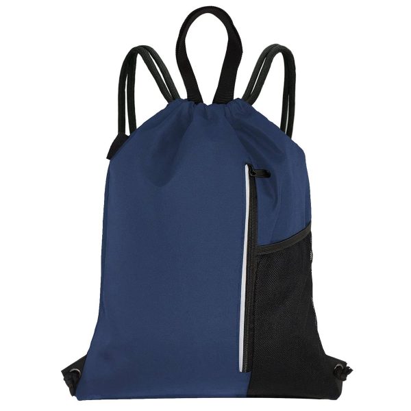 Polyester Sport Gym Sack Waterproof Drawstring Backpack Bag