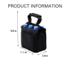Six Pack Neoprene Beverage Tote Bag