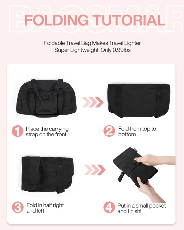 Oxford Foldable Travel Duffle Bag