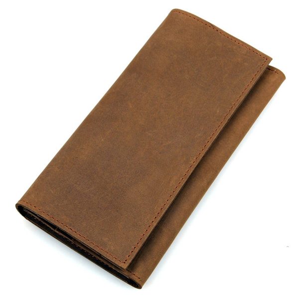 Leather Theftproof Messenger Wallet