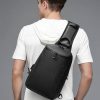 Polyester fiber Men's Chest Sling Bag