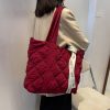 Nylon Cotton Large Capacity Tote Bag