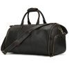 Genuine Leather Weekender Garment Duffle Bag