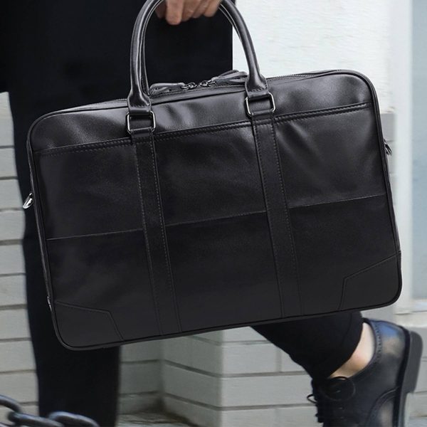 Men's Leather Messenger Bag