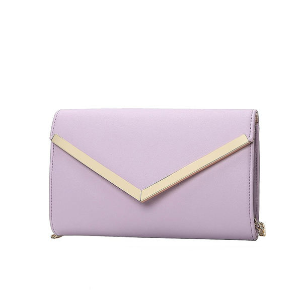 742ba180-be3f-40f7-9031-0c943580d214_BGZA287.5.png PU Leather Envelope Hardware Chain Diagonal Crossbody Bag