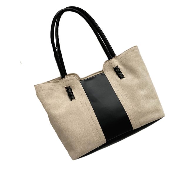 Large Capacity PU Tote Bag for women