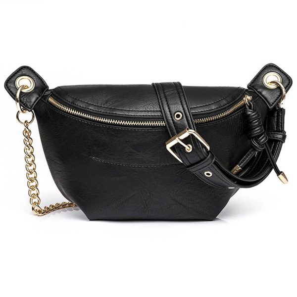 PU Leathe Fanny Pack Crossbody Purse for Women