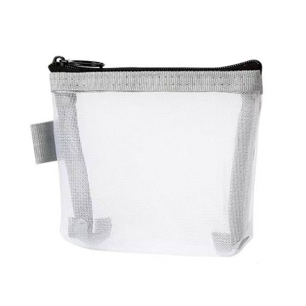 Transparent mesh storage bag