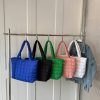 Polyester Tote Bag Pleated Cloud Shopping Handbag