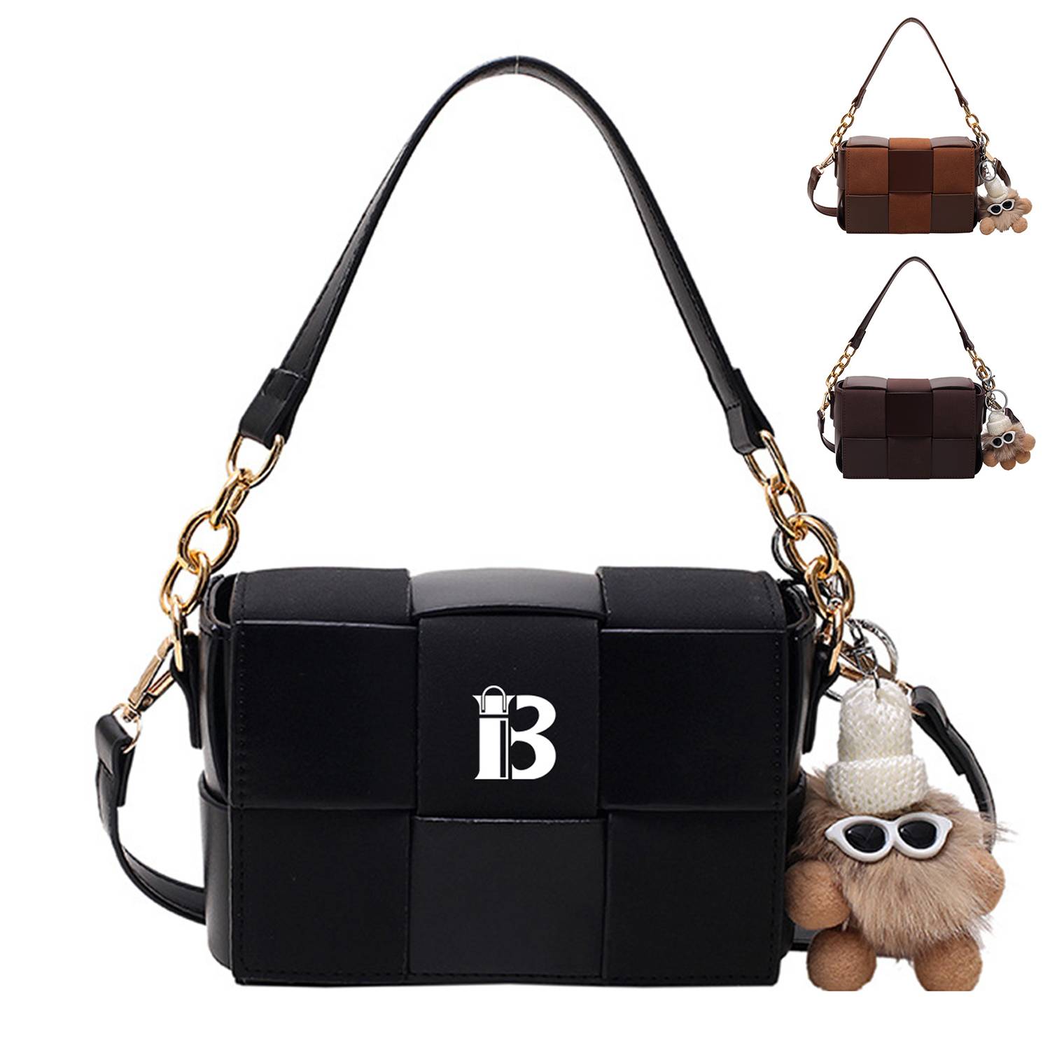 PU Shoulder Small Square Crossbody Bag