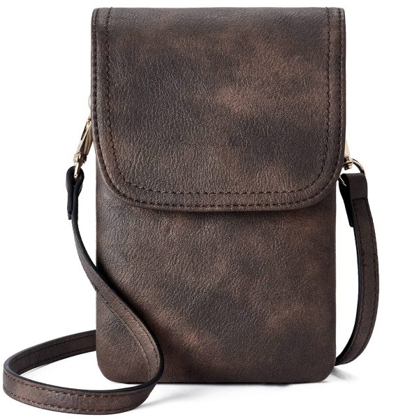 Genuine Leather Small Crossbody Bags for Women Wallet Purses