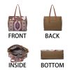 Canvas cotton linen vintage tote bag