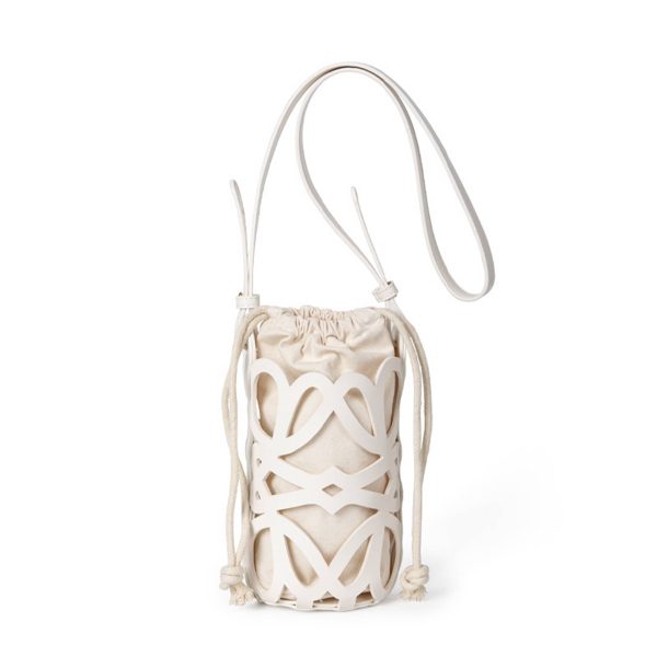 Canvas bucket Cross-body bag