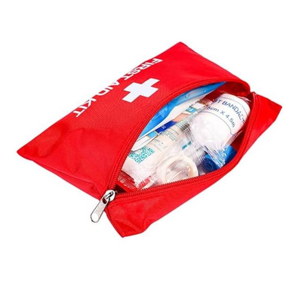 Large Zipper Storage Pouch w/ Plastic Hook