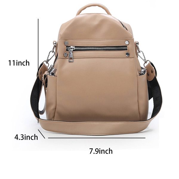PU Leather Women Backpack Purse
