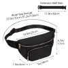 Large Waist Bag Pack with Extra Extension Belt