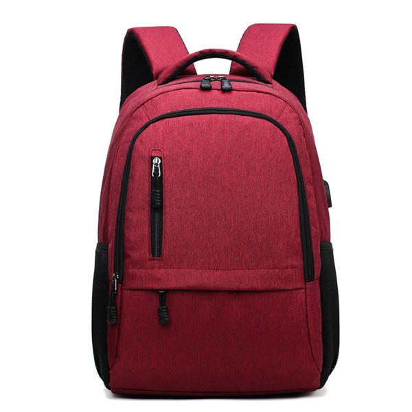 Oxford Business Men's Backpack With Charging Port