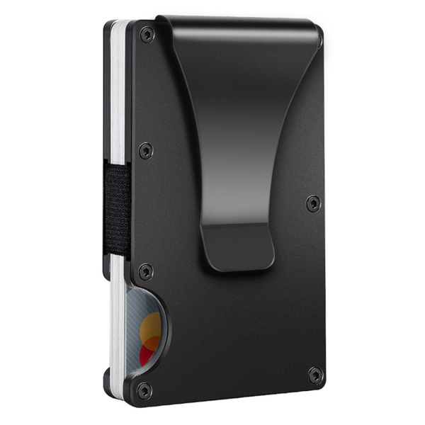 Slim Metal Wallet with Money clip